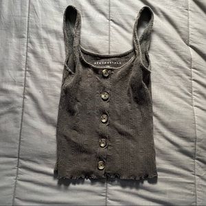 aeropostale size xs grey tank top